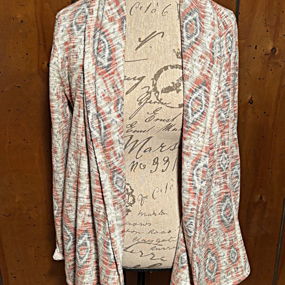 Lucky Brand Multicolor Patterned Cardigan